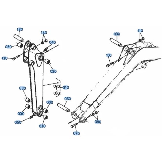 Arm Assembly for Kubota KH36