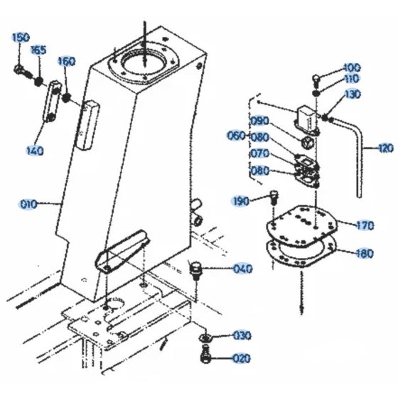 Oil Tank Assembly for Kubota KH36