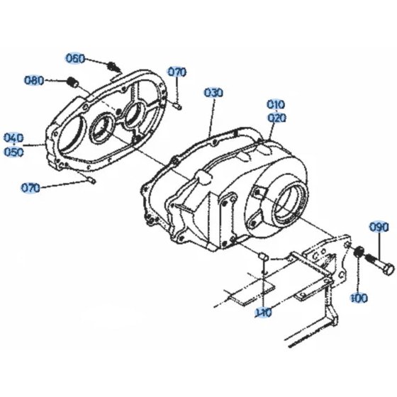 Drive Gear Case for Kubota KH36