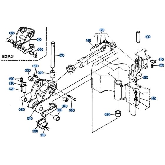 Swing Bracket for Kubota KH41