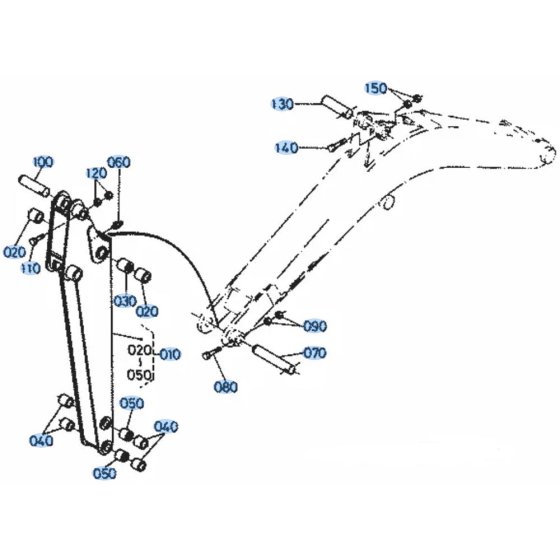 Arm Assembly for Kubota KH51