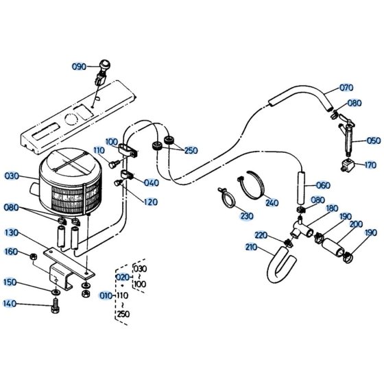 Heater Assembly for Kubota KH51