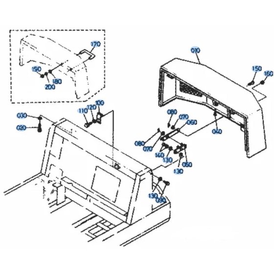 Bonnet Assembly for Kubota KH51
