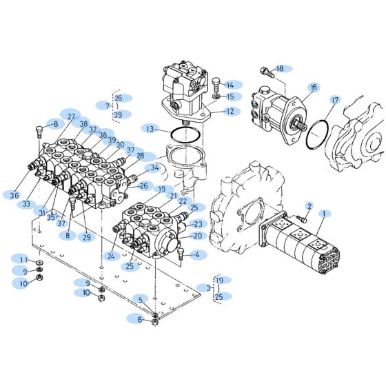 Hydraulic Pump for Kubota KH60