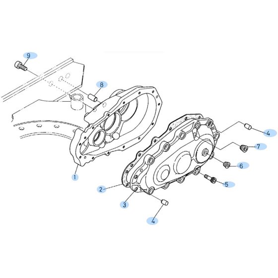 Drive Gear Case for Kubota KH60