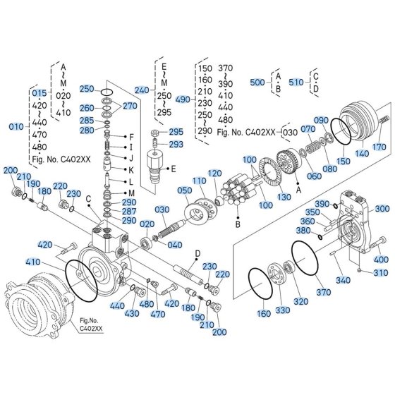 Swivel Motor Assembly for Kubota KX040-5 Mini Excavator