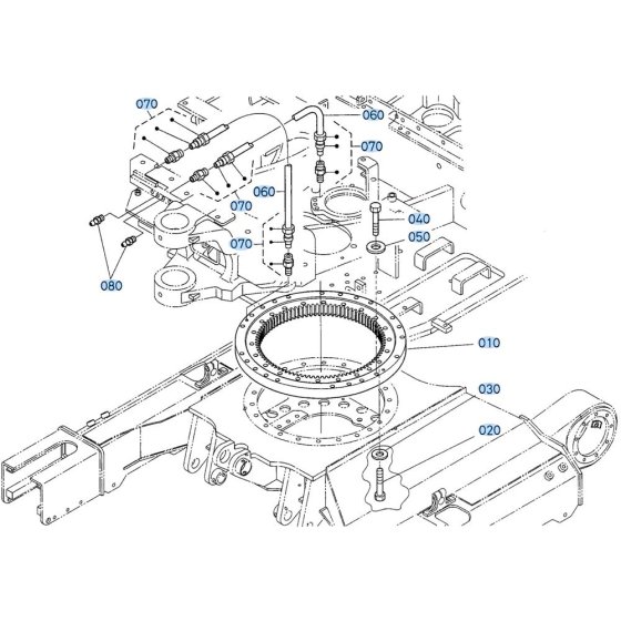 Swivel Bearing Assembly for Kubota KX121-3 Mini Excavator