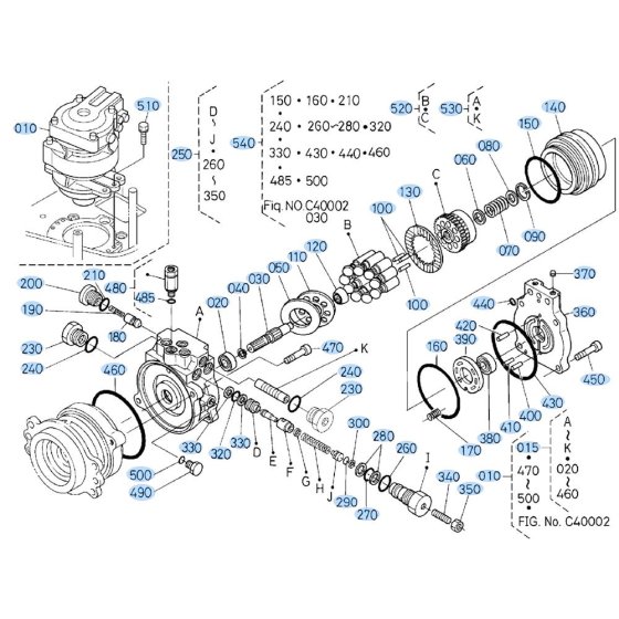 Swivel Motor Assembly for Kubota KX91-3s Mini Excavator