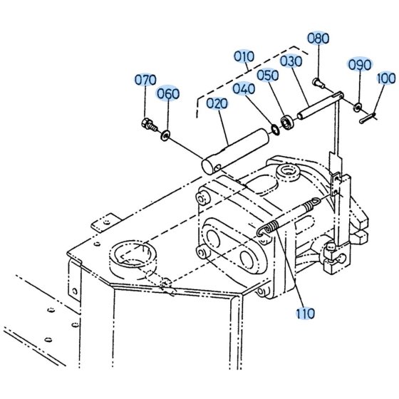 Brake Cylinder Assembly for Kubota R310 Loader