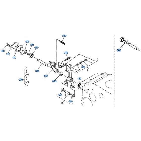 Governor Assembly for Kubota R310 Loader