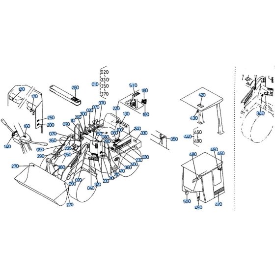 Decals for Kubota R510 Loader