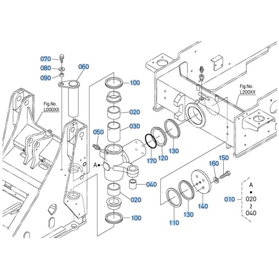 Joint Assembly for Kubota R530 Loader