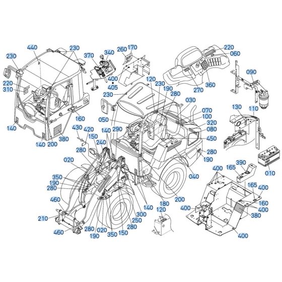 Decals for Kubota R530 Loader