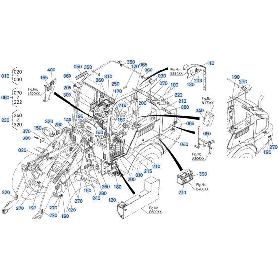 Decals for Kubota R540 Loader