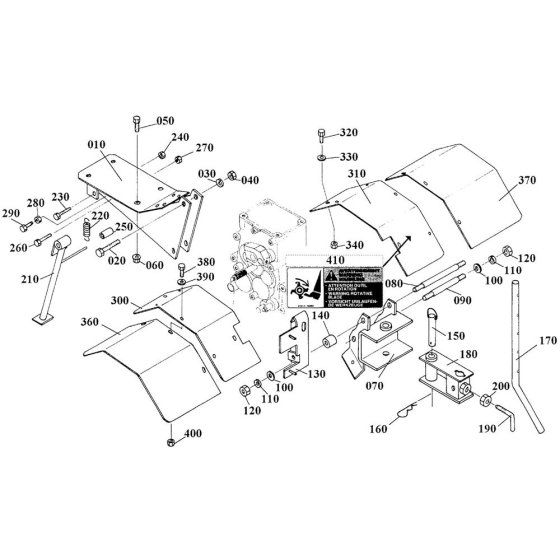 Front Frame Assembly for Kubota TF60 Tiller