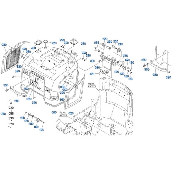 Bonnet Assembly for Kubota U10-5