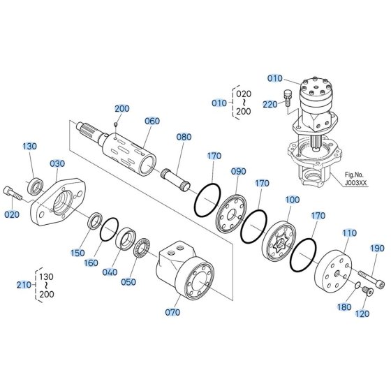 Swivel Motor Assembly