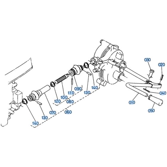Change Lever for Kubota W5021-SCE Mower