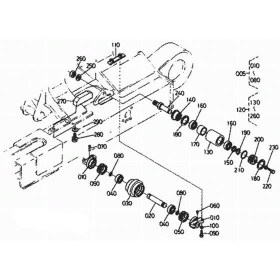 Truck Roller for Kubota KX101