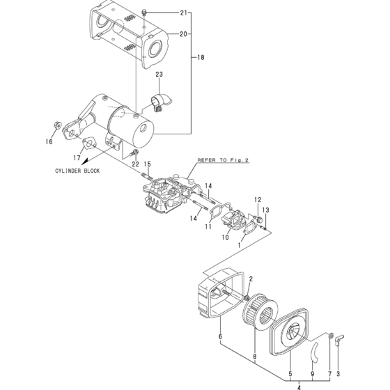 Air Cleaner & Muffler Assembly