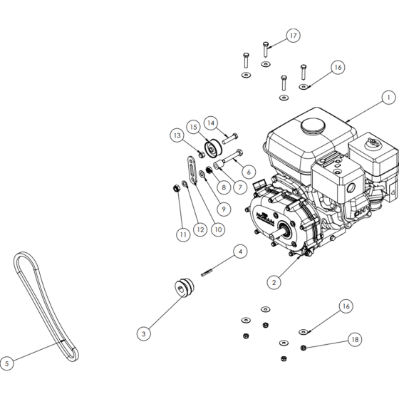 Engine Assembly for Camon LA25