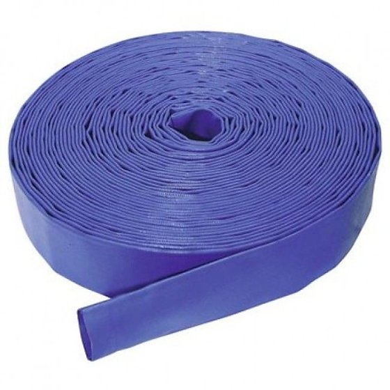 Layflat Delivery Hose 2" x 50m Blue - Standard Duty
