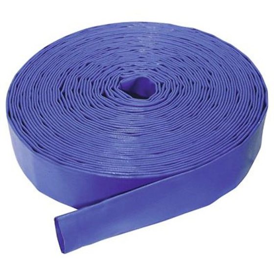 Layflat Delivery Hose 2 1/2" x 5m Blue - Standard Duty