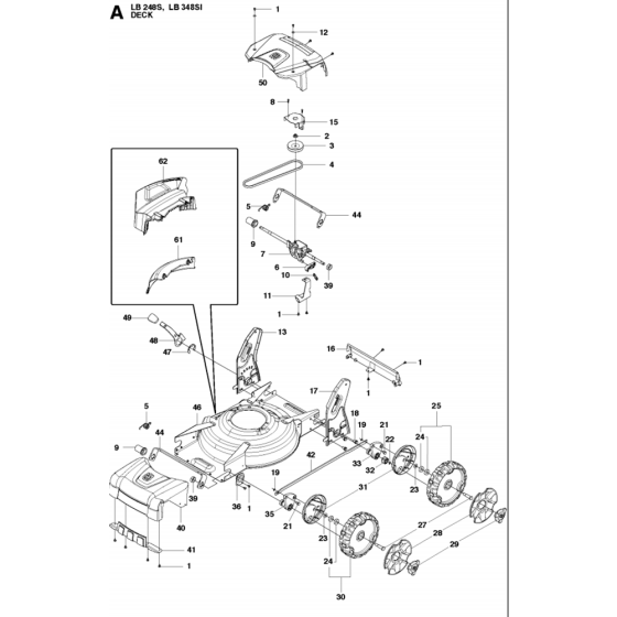 Cutting Deck Assembly for LB248S