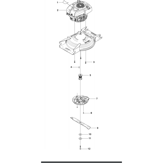 Engine Assembly for Husqvarna LB 48e