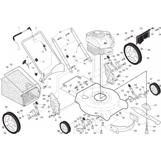 Frame & Engine Assembly
