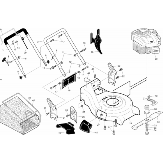Frame & Engine Assembly