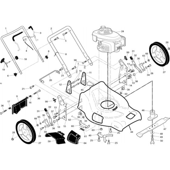 Frame & Engine Assembly
