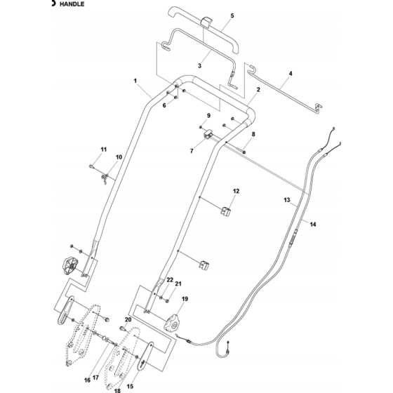 Handle Assembly for LC 247S
