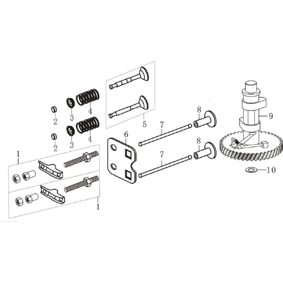 Camshaft Assembly for Loncin
