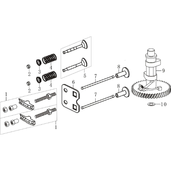 Camshaft Assembly for Loncin Engine
