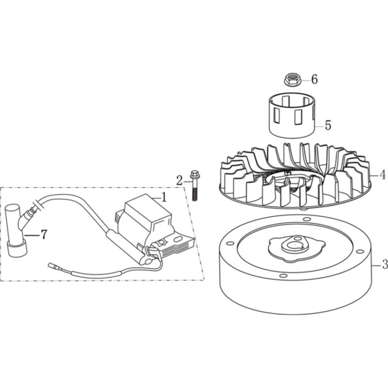 Flywheel & Ignition Assembly