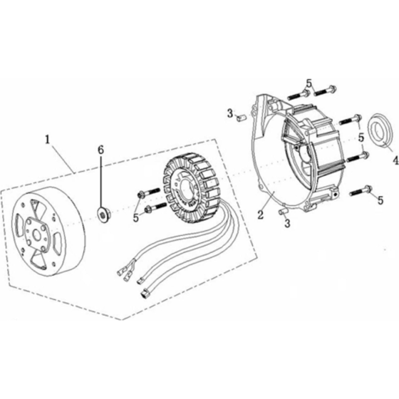 Motor Assembly for Loncin LC2000i