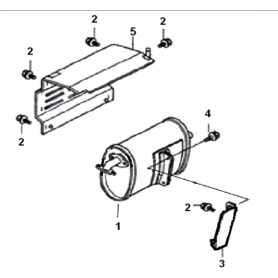 Muffler Assembly for Loncin