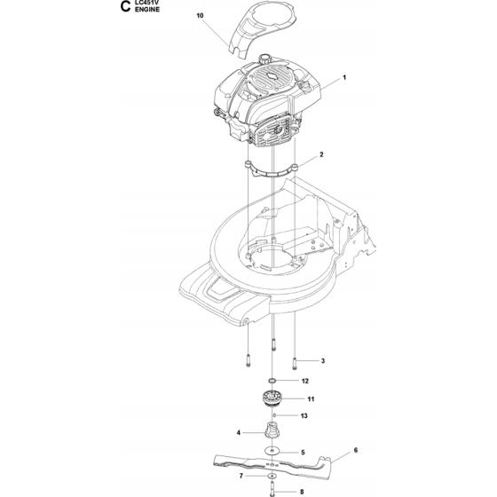 Engine Assembly for Husqvarna