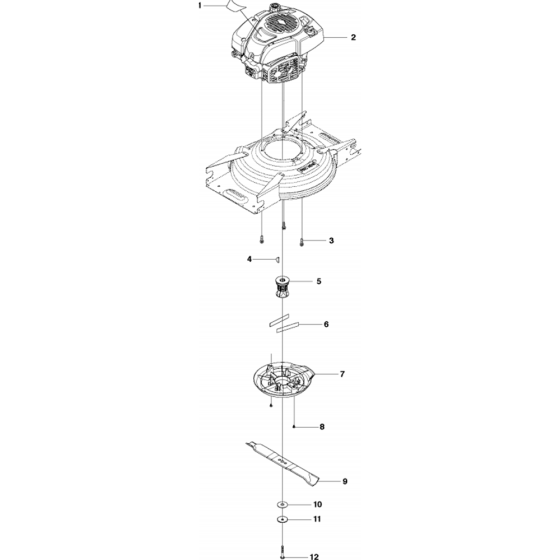 Engine Assembly for Husqvarna LC48 V
