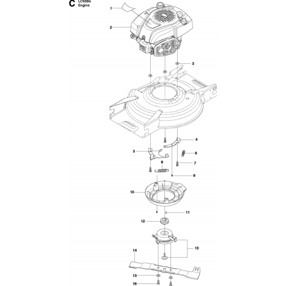 Engine Assembly for Husqvarna