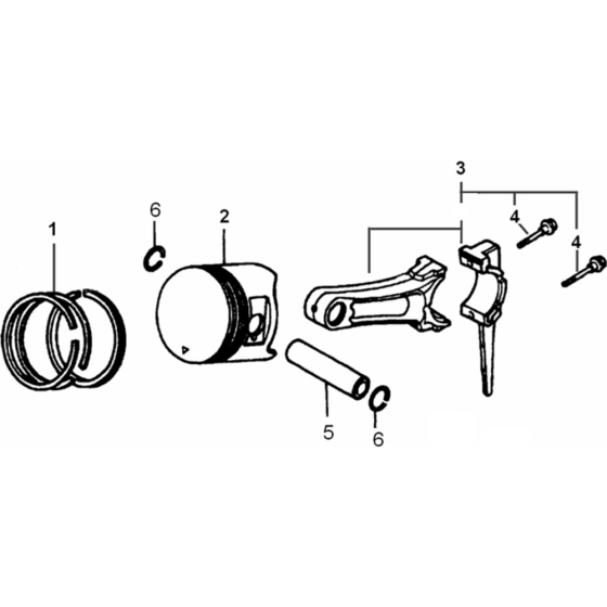 Piston, Connecting Rod Assembly