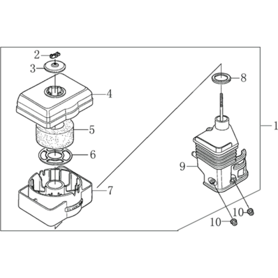 Air Cleaner for Loncin LC750