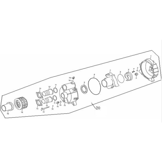 Thrash Pump Assembly