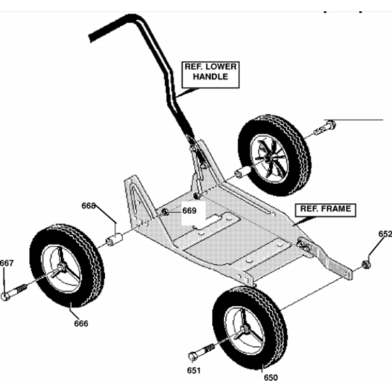Wheels & Tyres for LE359 Edger