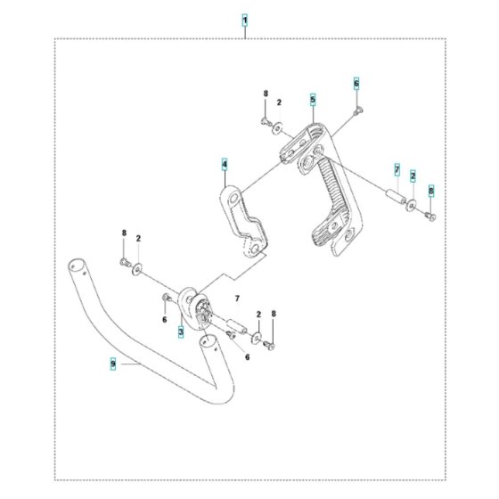 Handle Assembly for Husqvarna