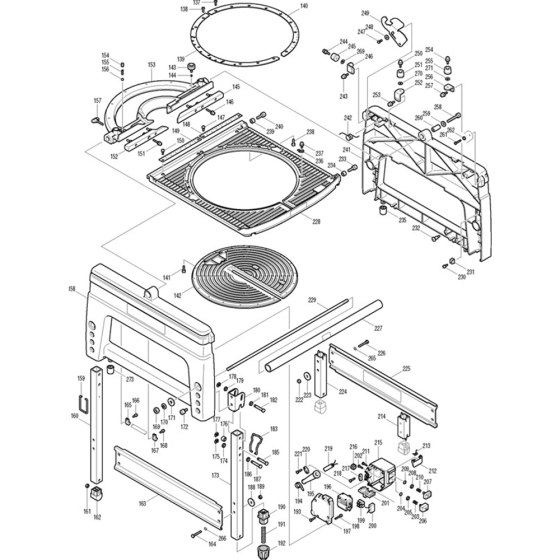 Main Assembly for Makita LF1000