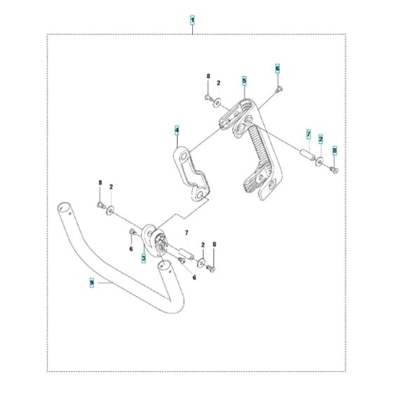 Handle Assembly for LF 100 L