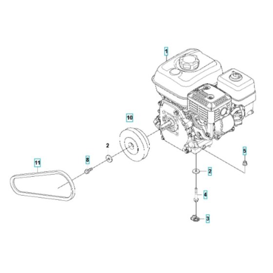 Engine Assembly for LF 100 L
