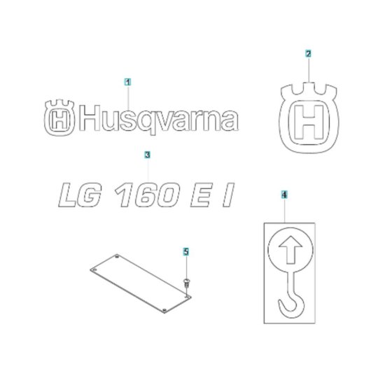 Decals for Husqvarna LF 160